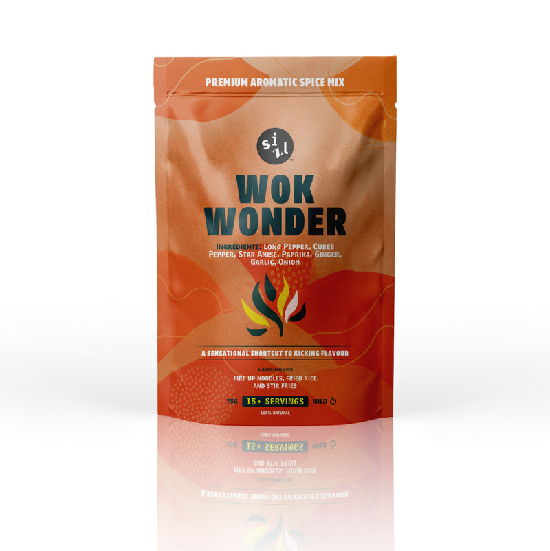- Wok Wonder 75g – Multi-use blend of heady, high-quality spices to fire up your stir fries